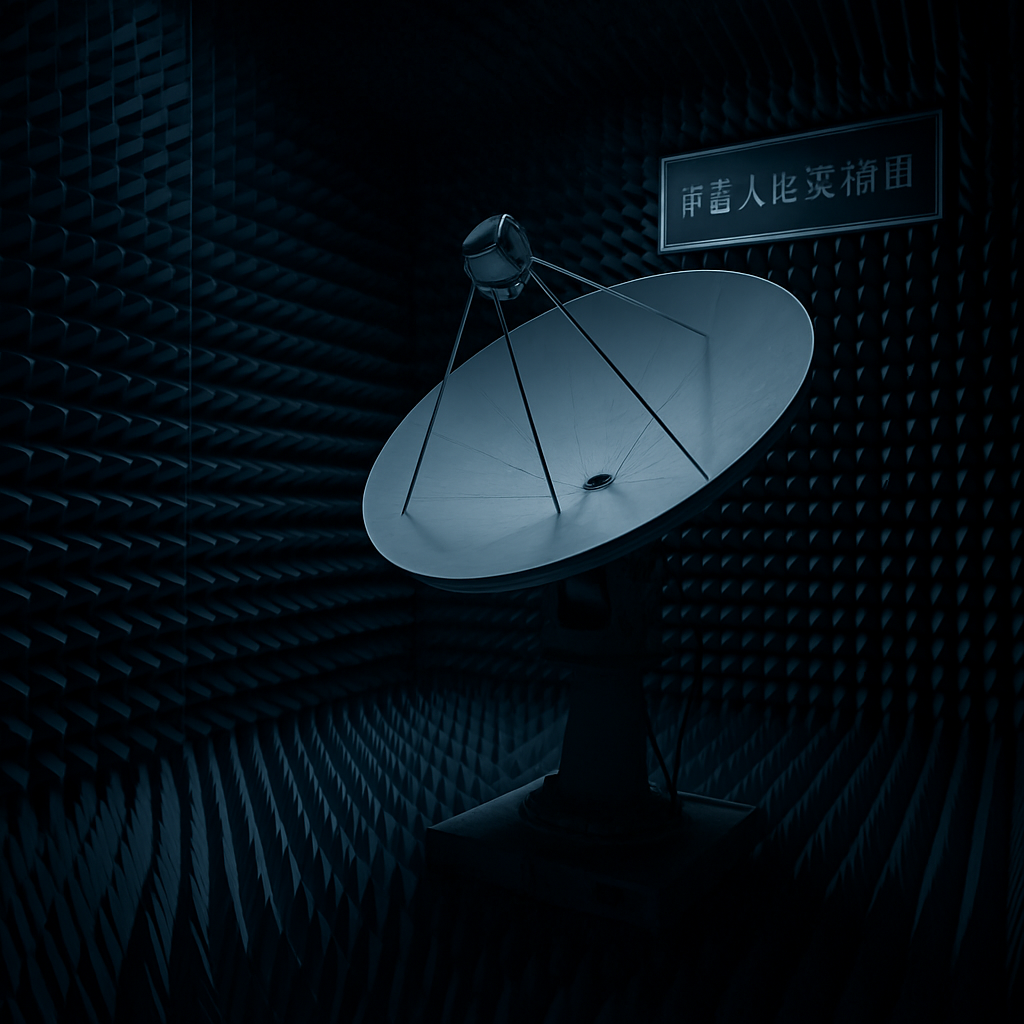 卫莱通信暗室测试现场